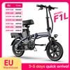 URLIFE E-Bike Pieghevole da 14 Pollici 500W 48V 7.5Ah con Batteria Rimovibile e Ricarica Rapida, Autonomia di 65 km, Sospensione Anteriore Idraulica, Freni a Doppio Disco, Naviga