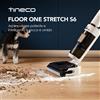 TINECO Aspirapolvere a umido e a secco Tineco Floor One Stretch S6 180 ° Tergicristallo a ventosa dal design piatto, altezza reclinabile 13 cm, 70 ° Asciugatura rapida in 5 minuti, autopulente