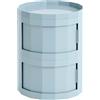 Hay - Portaoggetti Facet - Blu - ABS riciclato - Designer Stefan Scholten