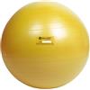 Body Sport Palla per Esercizi con Pompa per casa, Palestra, Equilibrio, stabilità, Pilates, Stretching, Yoga, Fitness di potenziamento, strutture, scrivania sedie, BDS10065CM, Yellow (65 cm), 65 cm