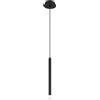 Globo lighting Lampadario a sospensione a 1 luce Ryan mini cilindro in metallo nero opaco stile minimal 1XG9 15629-1/40
