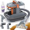 X-cotec Lavatappeti 450W 13kPa, Lava Tappezzeria e Aspira per Divano, Tappeti e Auto, con 3 Spazzole e Sistema a Doppio Serbatoio Autopulente, Portatile Leggero 2,6kg