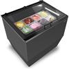 Mondial Banco per gelato e pasticceria gelata - Vaschette n. 4 x 5L o 8 x 2.5L. - Temp. -5°C-25°C - Cm 85 x 62.9 x 87.2 h