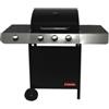 Sandrigarden Barbecue a gas sandrigarden cuba 3 bruciatori e fornello laterale 110x51x100 cm