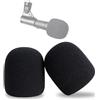 YOUSHARES SM58 Mic Windscreen - Copertura per Parabrezza in Schiuma con Filtro Pop per Shure SM58 SM58-LC Tipo di Microfono a Sfera per Ridurre i Rumori del Vento di YOUSHARES (2PCS）