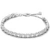 Pandora Bracciale da donna in argento con cuore e triplo cristallo 594390C01, 20 cm, Argento sterling, Zirconia cubica
