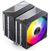 JONSBO Dissipatore Ad Aria CPU Jonsbo CA80 Dual Tower 2x120mm PWM RGB Nero