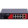Switch Hi-PoE 8 porte PoE + 2 Uplink RJ45 SW1008HIPOEH120