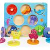 YGJT Giochi bambini 1 anno, Giochi in legno per bambini 1 anno, Animali Marini Montessori Giochi Educativi - Giochi Giocattoli Gioco Bambini Bambino Bambina 2 3 Anni Femmina Maschio - Regalo Compleanno