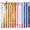 LEGAMI - Set di 13 penne gel cancellabili con inchiostro cancellabile termosensibile, inchiostro colorato e divertenti disegni a botte, punta da 0,7 mm, disegni di animali, mucca, leone, mostro ecc.