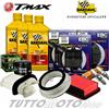 BARDAHL - HIFLO - NGK - EBC Tagliando YAMAHA TMAX 500 2008-2012 / Kit T-MAX - Olio Bardahl + Filtri Candele