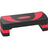 HOMCOM Step Fitness da Aerobica Regolabile su 3 Altezze, in Plastica, 80x31x10/15/20 cm, Rosso e Nero | Aosom Italy