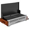 Outsunny Barbecue Portatile a Carbone con Vaschetta Rimovibile, in Acciaio Inox e Metallo, 50.5x34x33 cm, Nero | Aosom Italy