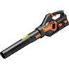 Outsunny Soffiatore a Batteria 20V, Motore Brushless 900W, 3 Livelli Velocità, Turbo Boost, Caricabatterie | Aosom Italy