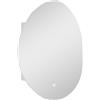 HOMCOM Armadietto Bagno LED, Anti-Appannamento, Illuminazione Dimmerabile 3 Colori, Bianco, da Parete | Aosom Italy
