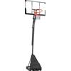 SPORTNOW Canestro da Basket Portatile per Esterni, Regolabile 2,45-3,05 m, Tabellone Infrangibile, Regolazione a Manovella | Aosom Italy
