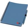 Notebook a spirale A5 con copertina in fibra di grano e penna Massimo personalizzate o neutre