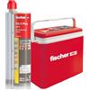fischer Malta ad alte prestazioni FIS V Plus 360 S in una pratica scatola frigo, malta resistente alle intemperie per interni ed esterni e tutti i materiali da costruzione, 8 cartucce da 360 ml
