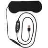 Yosoo Health Gear Maschera per gli Occhi Riscaldata, Pad Riscaldante per Occhi Elettrico USB per Occhi Asciutti, Maschera per Occhi a Compressione Calda per Dormire, Blefarite, Occhiaie e Occhi Gonfi