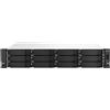 QNAP TS-1264U-RP NAS Armadio (2U) Intel® Celeron® 8 GB DDR4 0 TB QNAP QTS Alluminio, Nero - TS-1264U-RP-8G