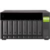 QNAP TL-D800C contenitore di unità di archiviazione Box esterno HDD/SSD Nero, Grigio 2.5/3.5" - TL-D800C