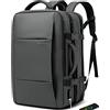 BANGE Zaino unisex per adulti 1908 (confezione da 1), Grigio (45 l), L, Business