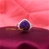 Viola Rame Turchese Gemma 925 Argento Sterling Artigianale Anello Tutti