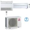 Mitsubishi Climatizzatore Condizionatore Mitsubishi R32 Dual Split Inverter Kirigamine Style Wifi più Console 9000 + 12000 BTU con U.E. MXZ-2F53VF Classe A+++/A++