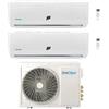 OneClima+ Climatizzatore Condizionatore OneClima+ Pro Dual Split 18000 + 18000 BTU con U.E. MLT27x3/24 R-32 INVERTER *WIFI Opzionale classe A++/A+
