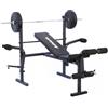ATHLETIC Panca fitness Athletic con pesi inclusi