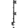 StarTech.com Supporto Verticale da Scrivania per 2 Monitor VESA - Base Regolabile per schermi fino a 27 in accaio robusto