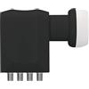 TechniSat Octo-LNB universale per 8 partecipanti (40 mm, presa F, LTE anti-interferenza) Nero