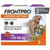 Frontpro per Cani da 25-50kg Confezione da 3 Compresse Masticabili