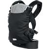 Chicco Skin Fit, Marsupio per Neonati Ergonomico, Per Bambini da 0 Mesi a 9 kg, Regolabile, Ottimo per le Anche dei Bebè, con Spallacci Incrociati e Imbottiti, Cintura Addominale, Con Cappuccio, Nero