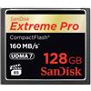 SanDisk Compact Flash Extreme Pro 160 MB/s da 128 GB - ITALIA