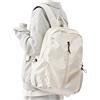 Lendolk Zaino Scuola Media Ragazza Ragazzo Leggero, Zaini Uomo Donna Tempo Libero Capiente,Zaino Scuola Università Superiore Adolescente, Zainetto Computer Portatile Impermeabile(Beige)