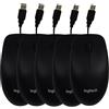 Logitech Bundle 5 Mouse Logitech B100 USB - Ergonomici,