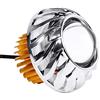 Qiilu QL00995 Faro per moto Faro per proiettore a LED Dual Halo Angel Devil Eye Spot Light(Blue)