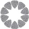 Dilwe Plettri per Chitarra, 10 Pezzi Plettri in Feltro di Lana 3mm per Chitarra Ukulele(grigio)