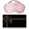 YUNCHI Maschera per Dormire YUNCHI Mascherina per Occhi per Donna e Uomo 100% Bloccare la Luci in Pura Naturale Seta di Gelso Comoda e Delicata Sulla Pelle e Super Morbida (Rosa)