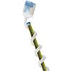 goobay 74327 Cavo patch CAT 6A slim/ultra flessibile RJ45 CAT 6A U/FTP CU/Cavo Ethernet sottile con connettori corti/LSZH, protezione antipiega/bianco 0,25 m