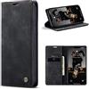 WenBaby CaseMe Cover per Huawei P30 Lite, Magnetica Cover a Libro con Slot per Schede, Custodia in PU Pelle Portafoglio per Huawei P30 Lite, Nero