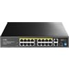 Cudy FS1018PS1 Switch PoE+ 16 porte con 2 collegamenti montanti Gigabit e porte SFP 200 W, 16 PoE+ a 200 W, modalità Extend/VLAN, 802.3af/at, Fanless, Watchdog, Plug and Play