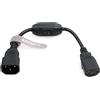 SZRMCC Cavo di Alimentazione IEC 320 C14 Maschio a C13 Femmina con Interruttore on/off Prolunga PDU UPS 10A 250V (30cm,1pcs)