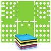 BoxLegend Piega Maglietta Adulti per t Shirt Piega Camicie Cartella per Vestiti Facile e Veloce per Piegare i Vestiti da Bambini Verde