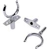 GATE14® Scalmi per Remi Barca 2 Pz Con Boccola in Ottone Cromato Passaggio Remo: