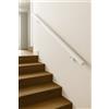 Inoxlm S.r.l. Corrimano quadrato in acciaio inox Bianco 30x30 con staffa quadrata