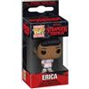 Funko POP! Keychain: Stranger Things - Erica Sinclair - Mini Figura in Vinile da Collezione Novità Portachiavi - Riempitivi per Calze - Idea Regalo - Merchandising Ufficiale - TV Fans