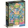 Clementoni - Puzzle 1000 Pezzi per Adulti e Ragazzi, Illustrazione con Tema Rick and Morty, Idea Regalo, Made in Italy, 50x70 cm, Poster Incluso, 37511