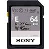 Sony 64GB SF-E Series UHS-II SDXC V30